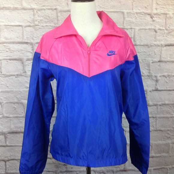 nike windrunner pink and blue